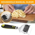 thumbnail image 1 of Yhmxh Kitchen Gadgets Kitchen Essentials Household Manual Cutter, Press, Stainless Steel Cutter, Moldes For Making Noodles, Cutter Kitchen Aid Attachments Kitchen Accessories, 1 of 8