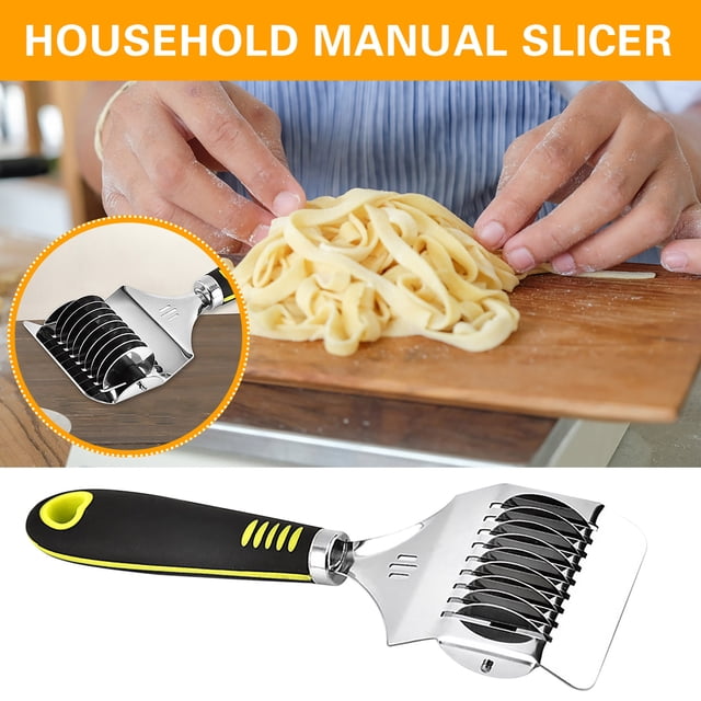 Yhmxh Kitchen Gadgets Kitchen Essentials Household Manual Cutter, Press, Stainless Steel Cutter, Moldes For Making Noodles, Cutter Kitchen Aid Attachments Kitchen Accessories