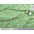 thumbnail image 3 of Soimoi Silk Fabric Floral & Penguin Ocean Print Fabric by Yard 42 Inch Wide, 3 of 3