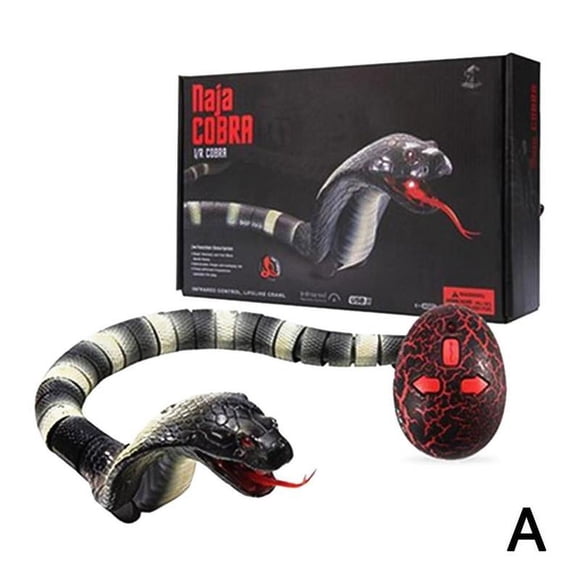 Infrared RC Remote Control Snake Realistic Prank Fun USB