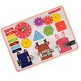 thumbnail image 2 of ANGGREK Wooden Activity Board, Wear Resistant Busy Board Toy For Children, 2 of 8