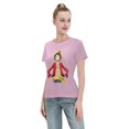 thumbnail image 4 of T-Shirt Basique à Manches Courtes pour Femmes une Pièce Luffy, 4 of 6