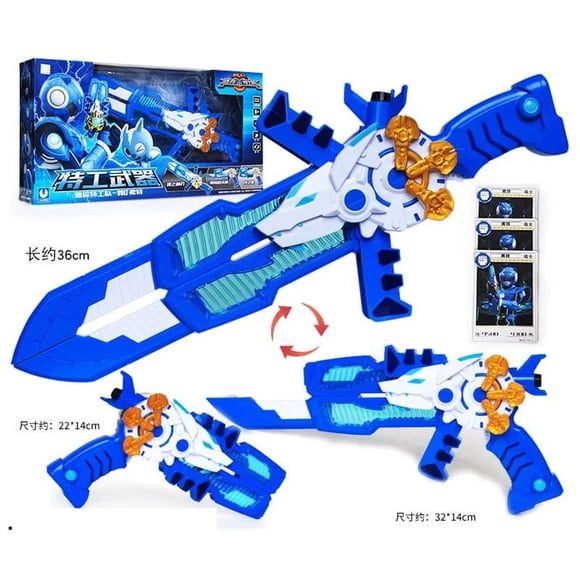 Jouets d'Épée de Transformation Mini Force à Modes Multiples Figurines d'Action MiniForce X Arme de Déformation Pistolet Jouet Enfants B1 Boîte Originale