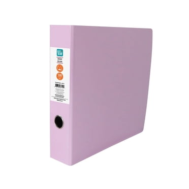 Pen + Gear 2" Ultra Heavy-Duty Poly Binder, Slant D Ring, PURPLE
