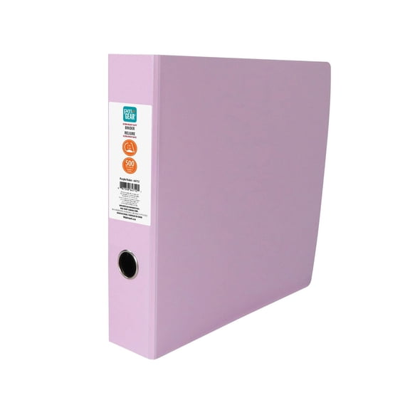 Reliure en poly ultrarésistante 2", Slant D-Ring, PURPLE Pen + Gear