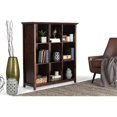 thumbnail image 5 of Simpli Home Acadian Wood Transitional 9 Cube Bookcase and Unit in Brunette Brown, 5 of 5