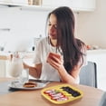 thumbnail image 5 of Avdolw 18cm Square Fruit Tray - Stylish & Spacious for Home Coffee Table, Easy Clean Snack & Candy Dish (Food Tray Only), 5 of 5