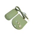 thumbnail image 3 of pitrice Crochet Bag Bottom Base Crochet Bag Set Making for Handbag Tote Shoulder Bag Light Green 18x8cm, 3 of 6