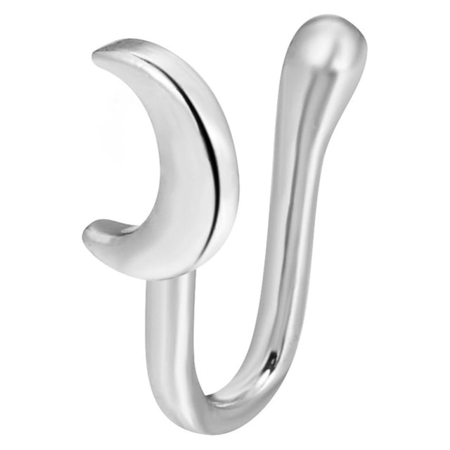EGNMCR Clip On Nose Rings For Women Non-Pierced Nose Hoop Adjust Nose Cuff Nose ring