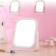 thumbnail image 1 of Vaidha Desktop Makeup Mirror Portable Small Mirror Female Dressing Table Desktop Princess Mirror Bedroom Student Dormitory Desktop Makeup Mirror, 1 of 6