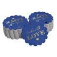 thumbnail image 1 of Inkdotpot Gold Foil Paper Hang Tags Made With Love Text Favor Tags 100 Piece, 1 of 6