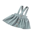 thumbnail image 2 of Toddler Baby Girl Suspender Skirt  Cute Adjustable Strap Button Front Overall Skirt, 2 of 7
