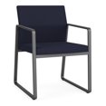 thumbnail image 1 of Gansett Reception Waiting Room Guest Chair / Charcoal Steel / Navy Blue, 1 of 5