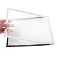 thumbnail image 4 of Unique Bargains 12"x17" Magnetic Display Frame A3 Adhesive Magnetic Sign Holder Silver 5 Pack, 4 of 5