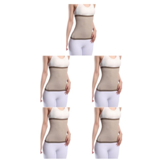 Thinsony Breathable And Moisture Absorbing Waist Back Support For Added Comfort Skin camel XL 5Set