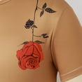 thumbnail image 4 of LUOGENLI T-shirts pour Homme pour Hommes T-shirts Graphiques Vintage T-shirts à Imprimé Floral et Lettrage Col Rond Manches Courtes T-shirts Décontractés d'Été pour Homme T-Shirt Graphique Fête de la Saint-Patrick Café TTG, 4 of 8