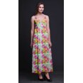 thumbnail image 2 of Bimba Robe Longue d'Été Sans Manches à Imprimé Teinture sur Nœuds Florale pour Femme, Décontractée, Maxi, de Plage - Grand, 2 of 6