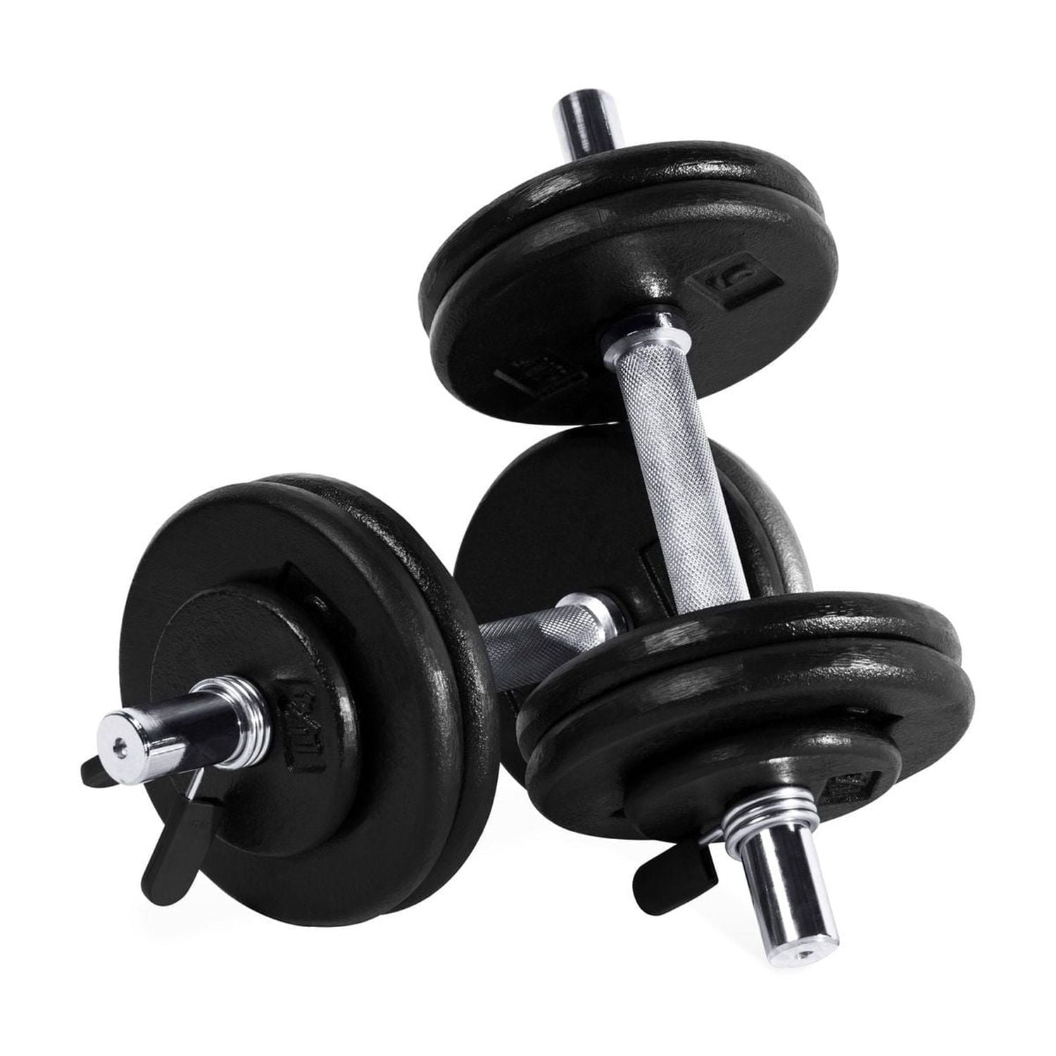 Disques en fonte CAP Barbell de 1 pouce, noir, simple, 1.25