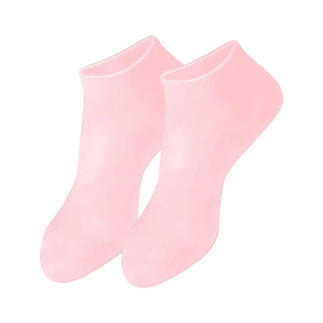 Soft Silicone Gel Socks Toe Socks Rough Foot Care Protection Foot Care Protector Pink L