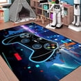 thumbnail image 1 of Gaming Carpet Square Rugs 3D Gamer Area Rug for Boys Room Gamepad Controller Door pad for Bedroom Living Room Floor Mats, Colorful 60*120cm, 1 of 1