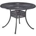 thumbnail image 2 of Homestyles Grenada Aluminum 5 Piece Outdoor Dining Set in Charcoal, 2 of 9