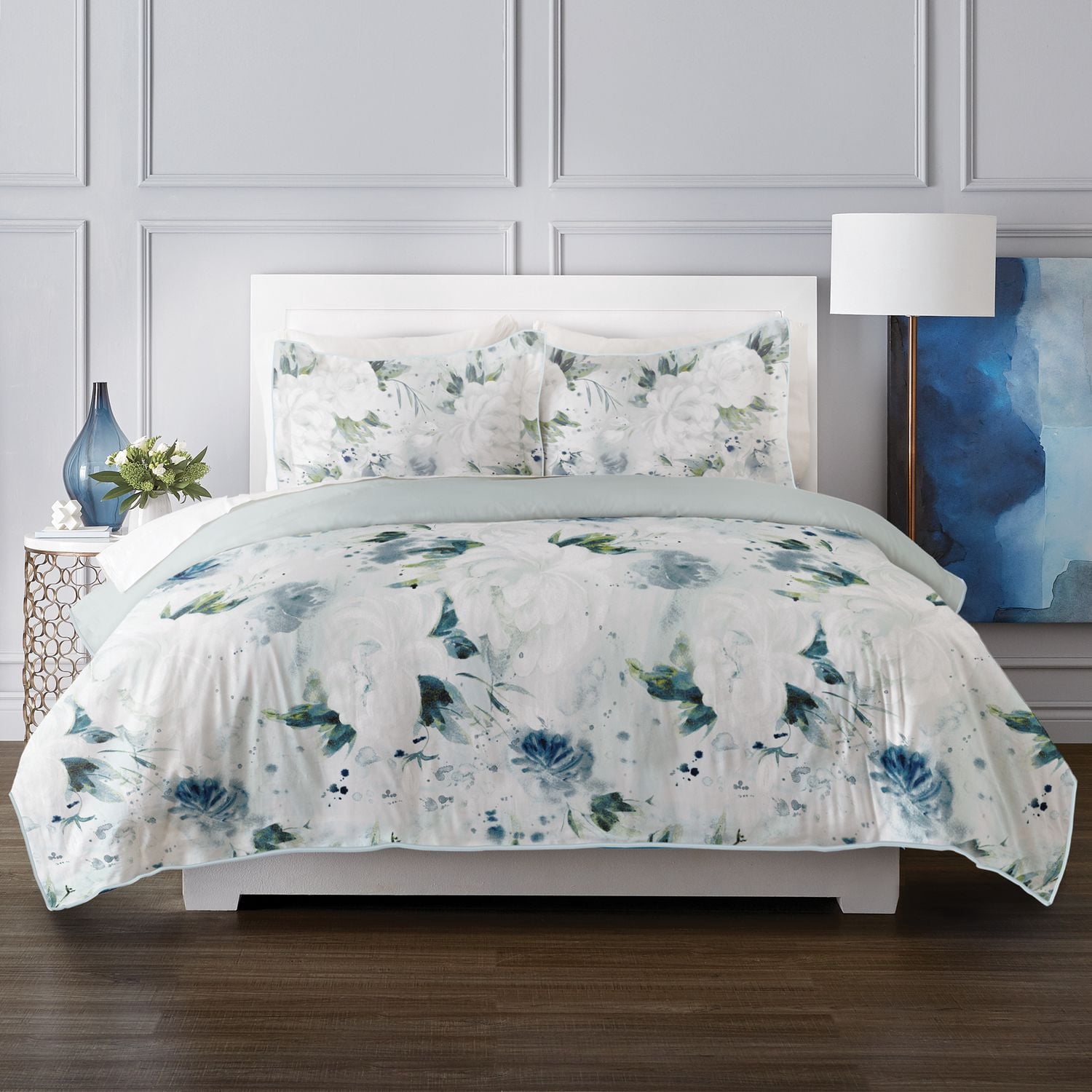 Springmaid Montmartre Duvet Cover, 100% Cotton 3 Piece Set