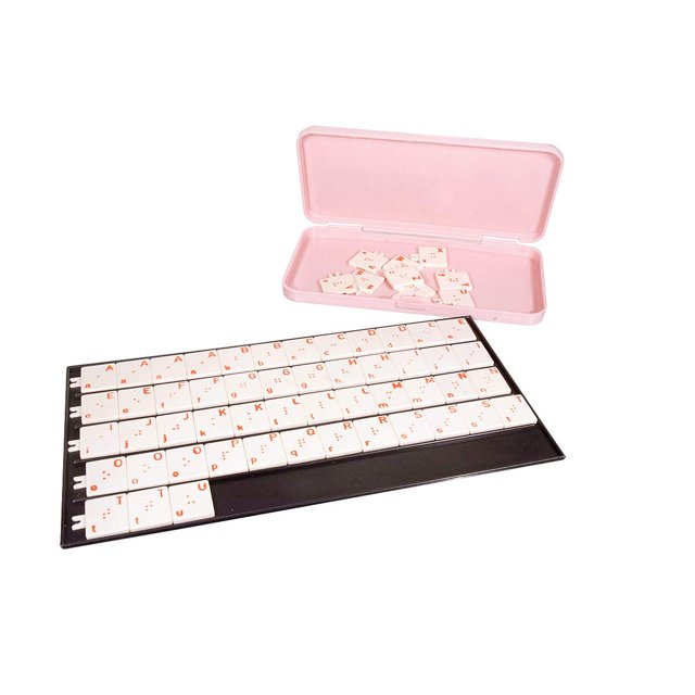 Kit Éducatif de Construction de Mots - Alphabet en Braille et Tactile