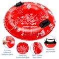 thumbnail image 4 of Snow Tube   37 Inch Inflatable Snow Sled with Sturdy Handles Heavy Duty Sledding Tube 0.45mm Thickness Winter Snow Tube for Kids and Adults Winter Outdoor Fun, 4 of 8