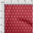 thumbnail image 1 of oneOone Cotton Silk Fabric Plus Sign Kasuri Print Fabric BTY 42 Inch Wide, 1 of 4