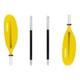 thumbnail image 1 of Almencla Kayak Paddle 4 Sections Boat Paddle for Inflatable Boat Rafting Water Sports Yellow, 1 of 8