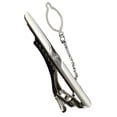 thumbnail image 3 of Shengyu 1pc Men Metal Silver Tone Simple Necktie Tie Bar Clasp Clip Clamp Pin, 3 of 7