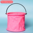thumbnail image 3 of Folding Portable Water Storage Bucket for Outdoor Travel Car Washing and Children Use 5 Color Options, 3 of 3