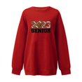 thumbnail image 3 of Bmisegm Sweat-Shirt Surdimensionné pour Women Imprimé Baseball Manches Longues Col Rond Pull Décontracté Mode Sweat-Shirt Décontracté pour Women Rouge TTG, 3 of 3