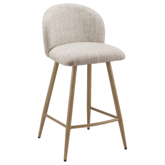 Bouclair Tabouret de Bar en Tissu et Métal Polyvalent
