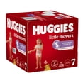 thumbnail image 3 of Huggies Little Movers Baby Diapers - Size 7 (41+ lbs) - 42 Count, 3 of 9