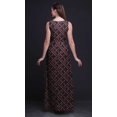 thumbnail image 4 of Bimba Robe Longue Sans Manches pour Femmes à Imprimé Teinture sur Nœuds Style Chic Maxi-Robe-Petit, 4 of 6