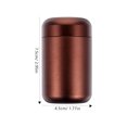 thumbnail image 2 of Miangastore Contenant de Rangement pour Thé en Alliage d'Aluminium Délicat, Scellé, Récipient de Thé Portable en Métal, 2 of 9