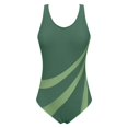 thumbnail image 4 of VBTAPA Women Racerback One Piece Swimsuit Slimming Athletic Training Bathing Suit Full Coverage Color Block Modest Swimwear Lightning Sales Today Army Green XL, 4 of 6