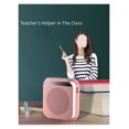 thumbnail image 2 of Voice Amplifier Megaphone Audio Speaker With Microphone Rechargeable Ultralight Loudspeaker With Mini LCD Screen For Teacher ,Wide Coverage Area, 2 of 5