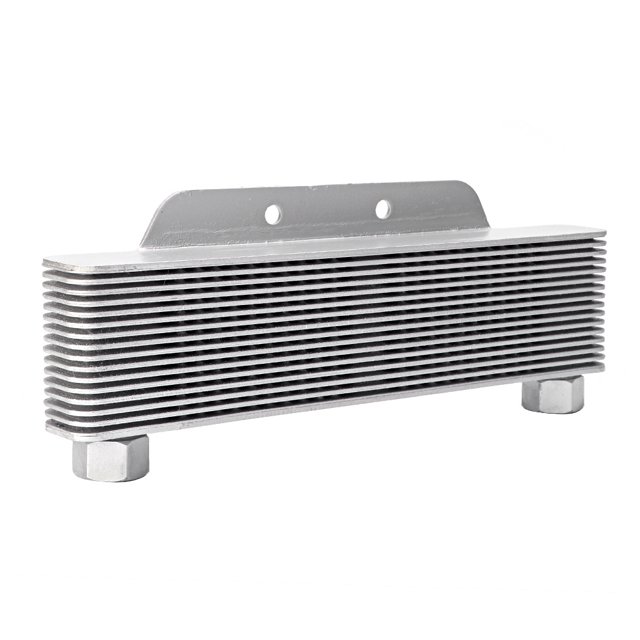 Fyydes Oil Cooler,Motorcycle Oil Cooler,Universal Engine Transmission Oil Cooler 238mm 15-Row Motorcycle Auto Accessory