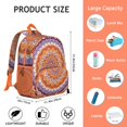 thumbnail image 4 of Mystic Spiritual Students Backpack - Yoga Mandala Design with Peace Serenity and Healing Pattern, Comfortable Adjustable Straps for Developing Students, 4 of 5