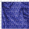 thumbnail image 4 of Soimoi Blue polyester Crepe Fabric Leaf Floral Print Sewing Fabric Yard 52 Inch Wide, 4 of 6