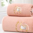 thumbnail image 3 of Quick Bath Towel Coral Fleece Water Absorption Soft Thicken Shower Towel for Home Beach, 3 of 5