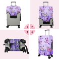 thumbnail image 4 of Travel Luggage Cover Suitcase Protector Fits 18-32 Inch Luggage Wheel Covers Patterned Travel Related Items Flower Luggage Protector Elastic Luggage Anti-scratch Suitcase Cover S, 4 of 5