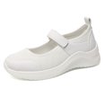 thumbnail image 3 of Chaussure de Cheville à Enfiler pour Femmes Épaisse Plateforme Baskets Tricotée Supérieure, 3 of 6