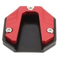 thumbnail image 2 of Motorcycle Side Stand Plate Pad, Kickstand Extender Foot Side Stand Anodic Oxidation Coloring Wear Resistant Universal  For Outdoor  Black,Red,Blue, 2 of 8