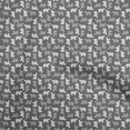 thumbnail image 1 of oneOone Polyester Spandex Gray Fabric Animal Sewing Craft Projects Fabric Prints By Yard 56 Inch Wide, 1 of 5