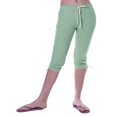 thumbnail image 4 of Moomaya Ensemble de Nuit Uni pour Femmes avec Capri en Coton, 2 Pcs de Chemises de Nuit, 4 of 5
