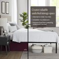 thumbnail image 5 of SGI Bedding 11 Inch Pleated Bed Skirt | Microfiber Bed Skirt | Fade Resistant, Wrinkle Free, Anti-static, Decorative, Extra Storage Space, Clutter-Free | Twin, Wine, 5 of 5