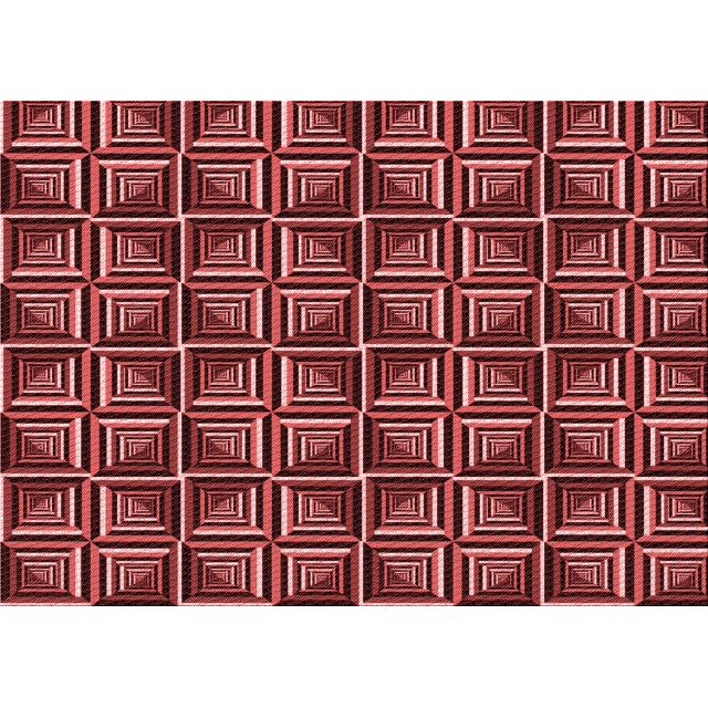 Ahgly Tapis Rectangulaire Lavable en Machine Intérieur Transitionnel Rouge Bordeaux, 6 Pieds x 9 Pieds